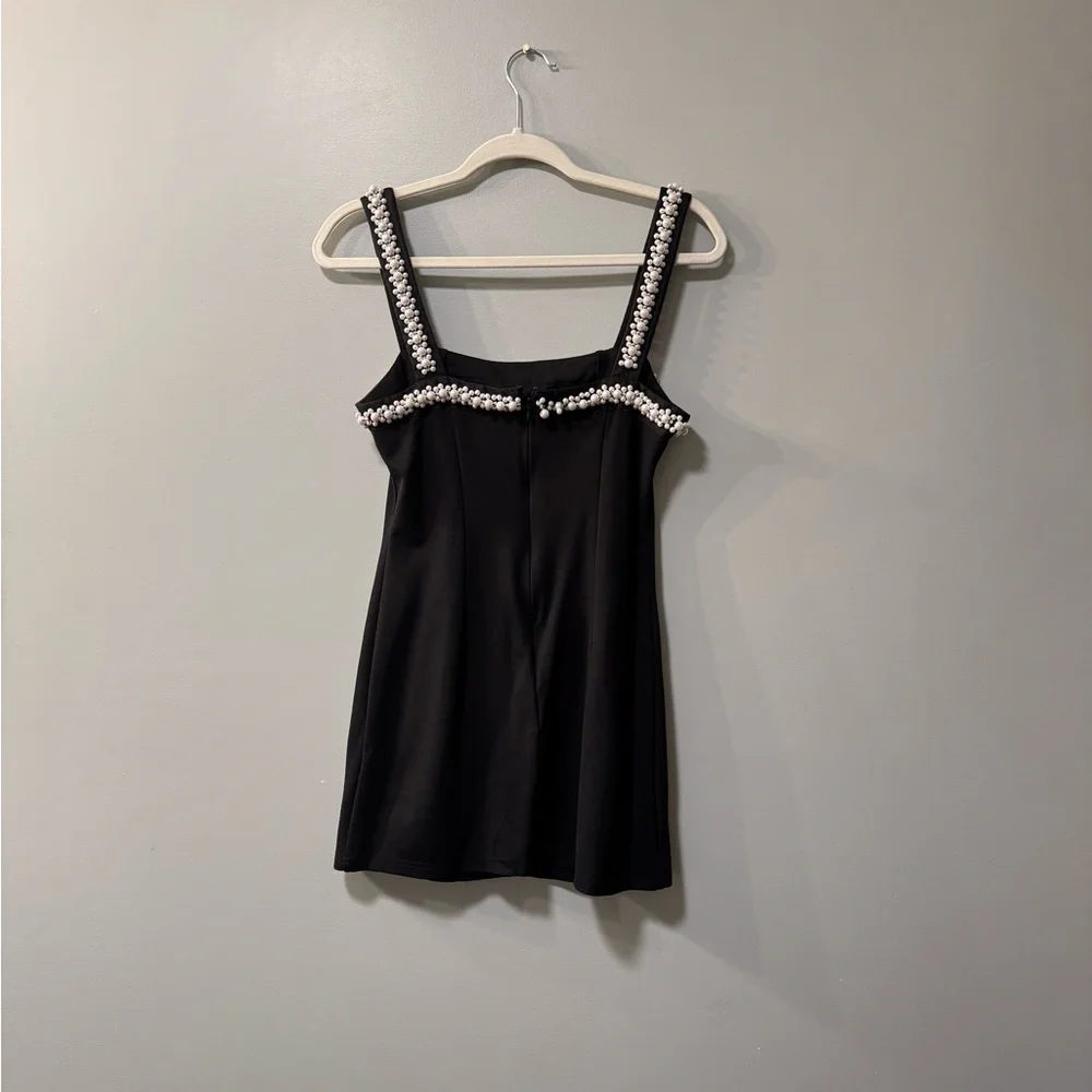 FINESSE BLACK MINI DRESS - Picture 3 of 6